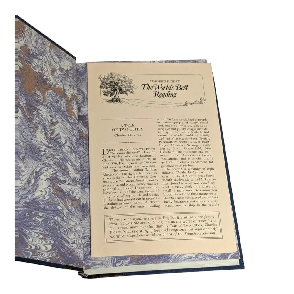 Charles Dickens A Tale of Two Cities Reader's Digest Edition Hardcover‎ NEW